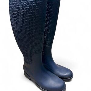Tommy Hilfiger Navy Winter Rain Boots